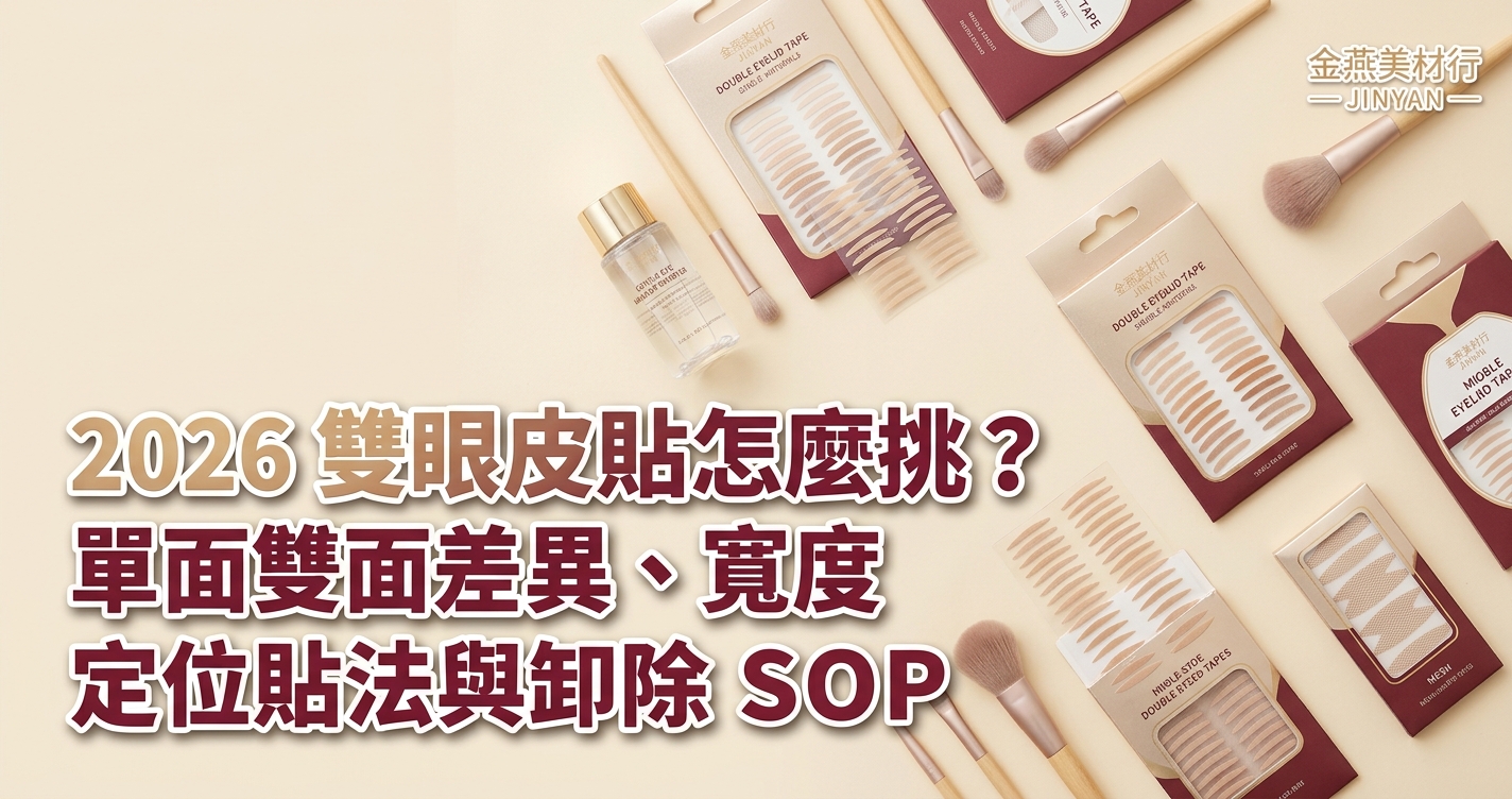 2026 雙眼皮貼怎麼挑？單面雙面差異、寬度定位貼法與卸除 SOP