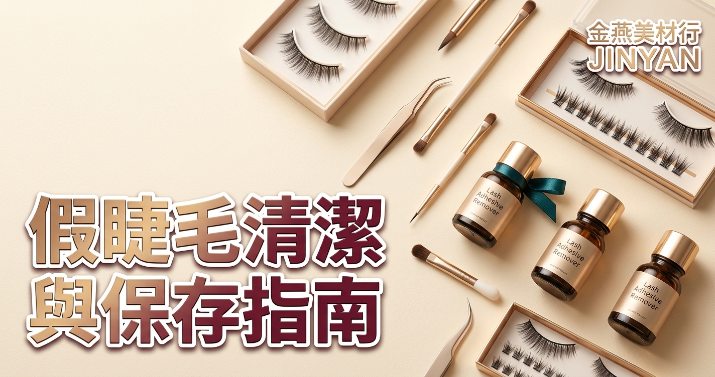 2026 假睫毛可以重複使用嗎？假睫毛清潔卸膠、梗條整理與保存 SOP 一次看