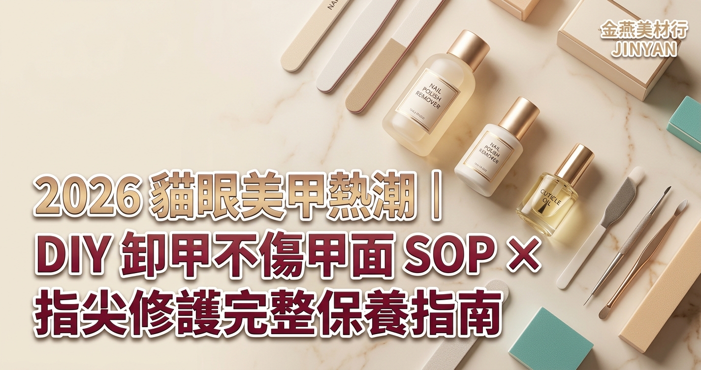 2026 貓眼美甲熱潮｜DIY 卸甲不傷甲面 SOP × 指尖修護完整保養指南