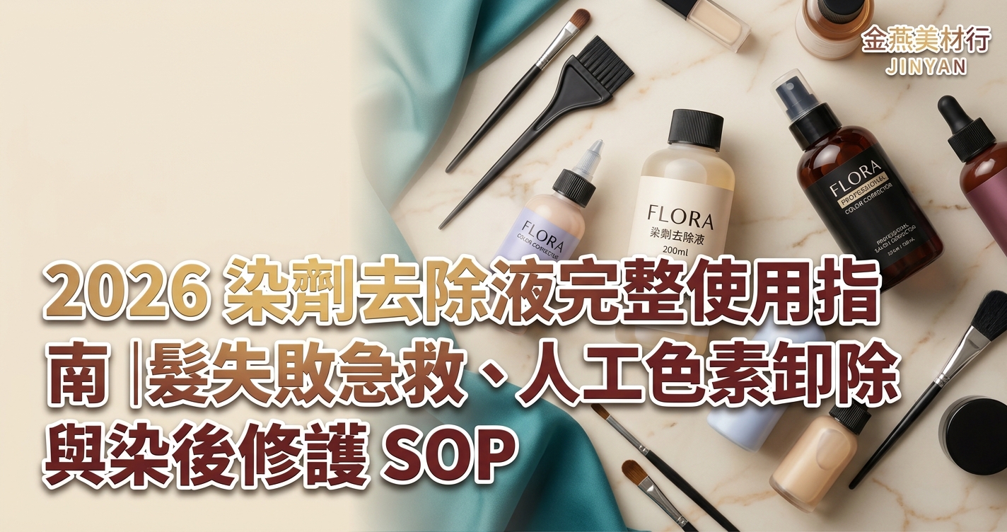 2026 染劑去除液完整使用指南｜染髮失敗急救、人工色素卸除與染後修護 SOP